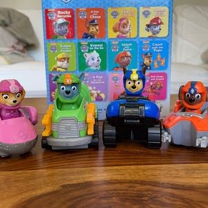 Paw Patrol Cars with Characters Set